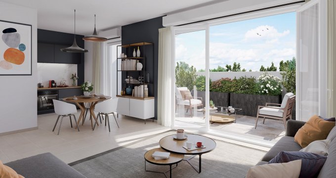 Achat / Vente immobilier neuf Carbon-Blanc à 5 min en voiture du centre commercial Grand Tour (33560) - Réf. 12616