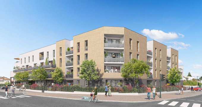 Achat / Vente immobilier neuf Villenave d’Ornon quartier centre Pont de la Maye à 50m du bus (33140) - Réf. 11010