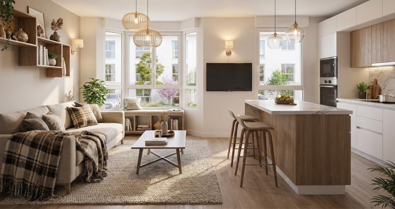 Achat / Vente immobilier neuf Ambarès-et-Lagrave idéal investissement à 500 m de la gare SNCF (33440) - Réf. 13790