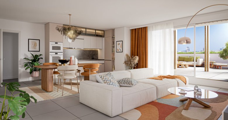 Achat / Vente immobilier neuf Bordeaux au cœur de Deschamps Belvédère (33000) - Réf. 13202