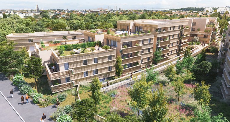Achat / Vente immobilier neuf Bordeaux au pied du parc des Berges de la Garonne (33000) - Réf. 9202