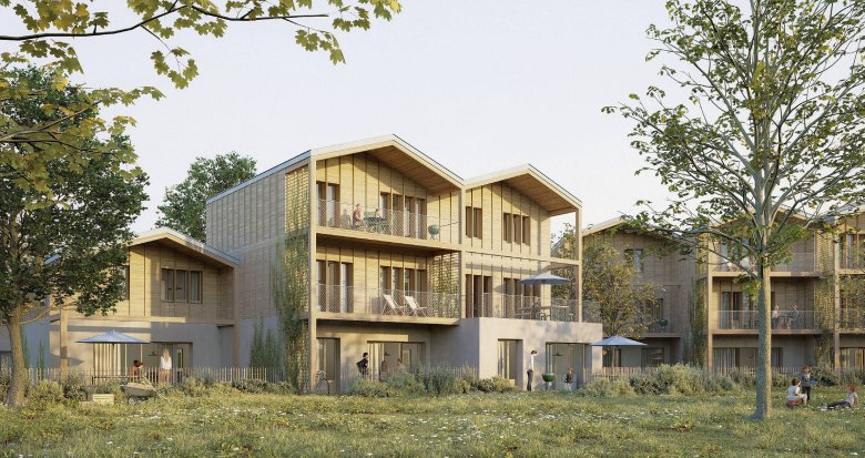 Achat / Vente immobilier neuf Canéjan à deux pas du centre-bourg et ses commerces (33610) - Réf. 12573