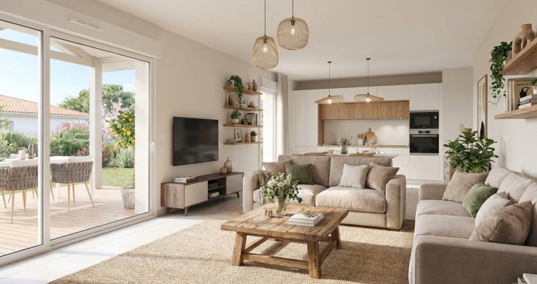Achat / Vente immobilier neuf La Teich adresse d’exception à 3.5 km de la plage du Teich (33470) - Réf. 13868