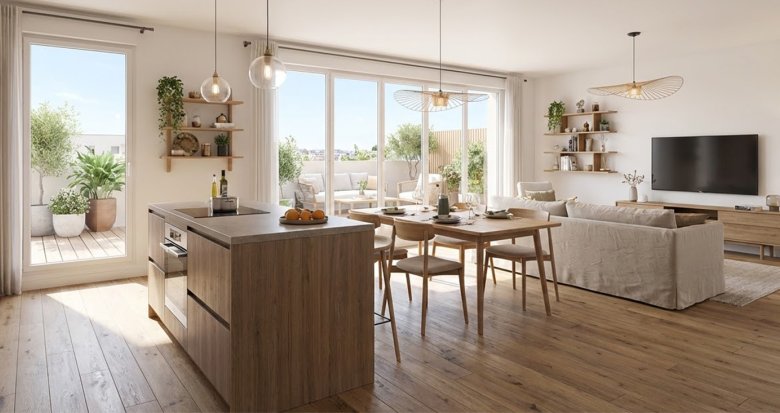 Achat / Vente immobilier neuf Lormont rive droite à 1 min à pied du tramway A (33310) - Réf. 13838