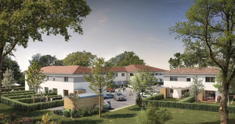 Achat / Vente immobilier neuf Sainte-Eulalie proche du Château Malbec (33560) - Réf. 13107