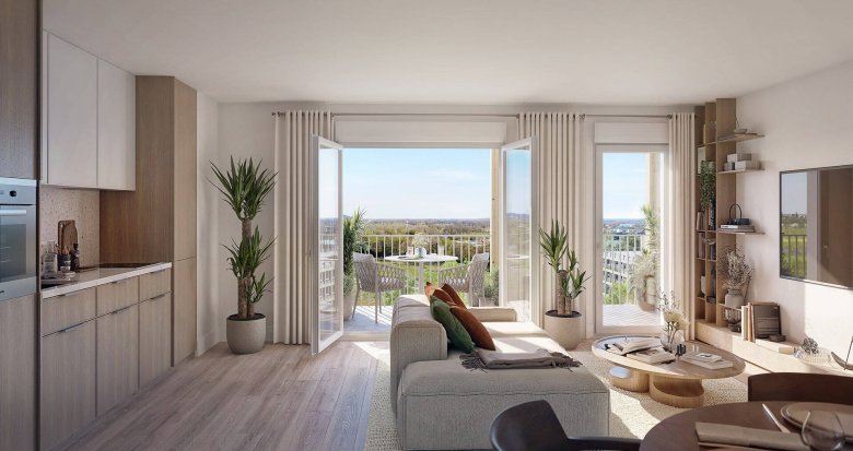 Achat / Vente immobilier neuf Villenave-d'Ornon face à la future place du marché (33140) - Réf. 12426