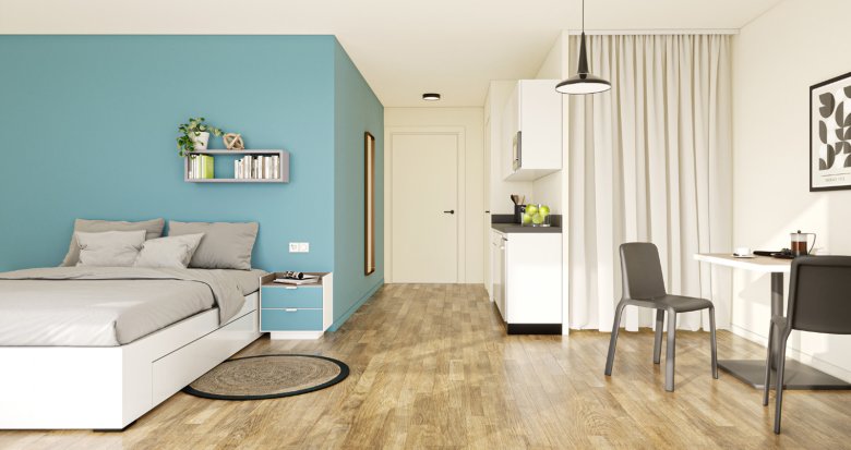 Achat / Vente immobilier neuf Villenave-d’Ornon résidence étudiante à 20 min en bus du campus (33140) - Réf. 12765