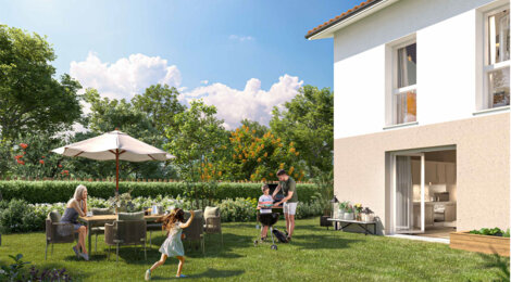 Programme immobilier neuf Hameau Lamartine - Ambarès-et-Lagrave cadre de vie pratique et connecté près de la gare TER (33440) - Référence : 15029