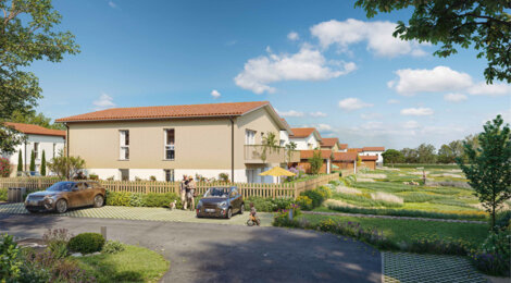 Programme immobilier neuf Hameau Lamartine - Ambarès-et-Lagrave cadre de vie pratique et connecté près de la gare TER (33440) - Référence : 15029