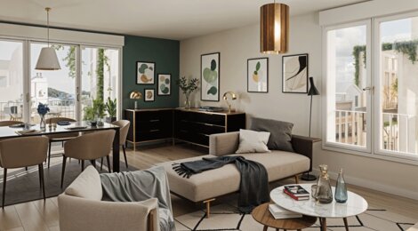 Programme immobilier neuf Les Jardins de Capelle - Bègles à proximité des berges de la Garonne (33130) - Référence : 14959