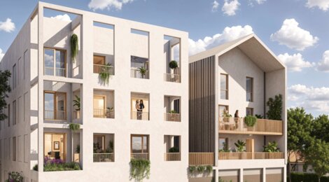 Programme immobilier neuf Les Jardins de Capelle - Bègles à proximité des berges de la Garonne (33130) - Référence : 14959