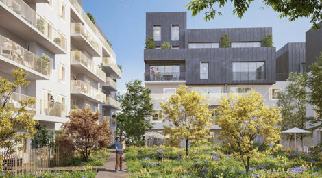 Programme immobilier neuf The Edge - Bègles : Résidence T2–T5 avec cadre familial et confort optimisé proche des transports (33130) - Référence : 14626