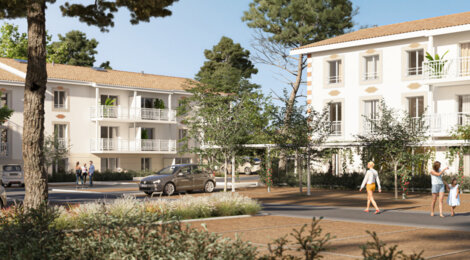 Programme immobilier neuf LE HAMEAU DE LA HOUNA - Belin-Béliet cœur de ville près du marché (33830) - Référence : 18618