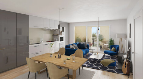 Programme immobilier neuf Boïos -  Biganos : logements neufs sécurisés et verdoyants proche des transports (33380) - Référence : 14912