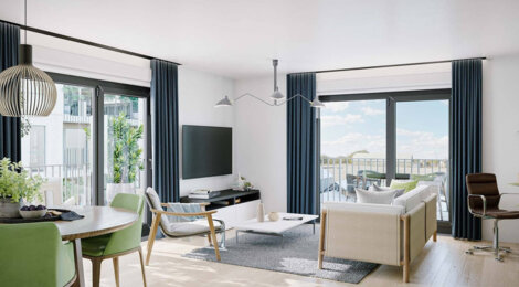 Programme immobilier neuf HABITER EST UNE ECHAPPEE BELLE - Bordeaux appartements avec terrasse au cœur de Brazza (33000) - Référence : 18106
