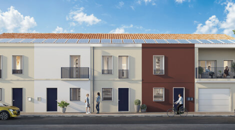 Programme immobilier neuf Les Terrasses d'Hautreux - Bordeaux au cœur du quartier Chartrons proche tramway B (33000) - Référence : 13965