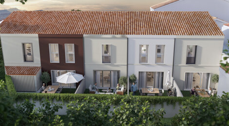 Programme immobilier neuf Les Terrasses d'Hautreux - Bordeaux au cœur du quartier Chartrons proche tramway B (33000) - Référence : 13965