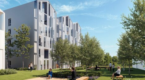 Programme immobilier neuf HALO 2 - Bordeaux Brazza, rive droite et proche tram B (33000) - Référence : 16529