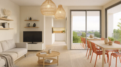 Programme immobilier neuf SKYLINE - Bordeaux Caudéran à deux pas de l’église Saint-Amand (33000) - Référence : 14947