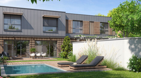 Programme immobilier neuf VILLAS DU GOLF - Bordeaux Caudéran villas contemporaines avec jardin et piscine (33000) - Référence : 18651