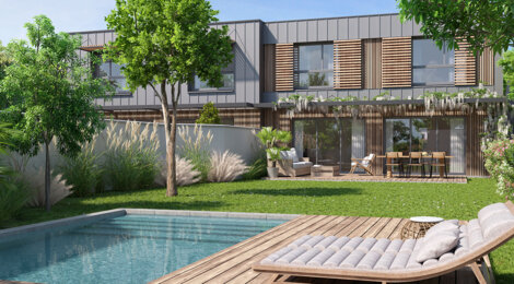 Programme immobilier neuf VILLAS DU GOLF - Bordeaux Caudéran villas contemporaines avec jardin et piscine (33000) - Référence : 18651