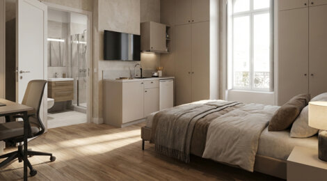 Programme immobilier neuf RUE DE TIVOLI - Bordeaux centre proche Tram D réhabilitation studio (33000) - Référence : 14044