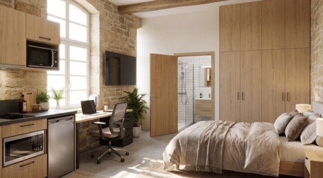 Programme immobilier neuf RUE DENISE - Bordeaux investissement réhabilité dans le quartier des Chartrons (33000) - Référence : 18011
