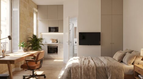 Programme immobilier neuf RUE CANIHAC - Bordeaux investissement réhabilité en centre historique (33000) - Référence : 17954
