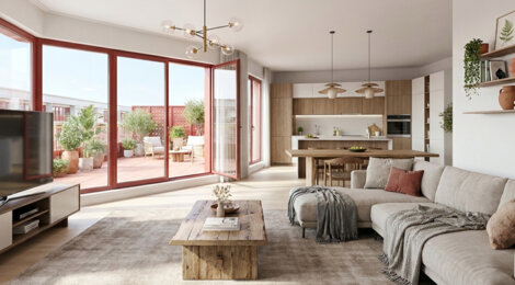 Programme immobilier neuf HORIZON BENAUGE - Bordeaux La Benauge réhabilitation en bord de Garonne (33000) - Référence : 17749