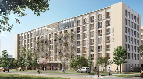 Programme immobilier neuf CAP AVENIR BORDEAUX (VA) - Bordeaux LMNP résidence étudiante dans l’ écoquartier Ginko (33000) - Référence : 9206