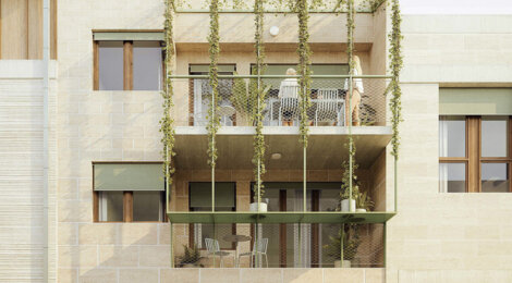 Programme immobilier neuf CHANTECLER - Bordeaux logements avec terrasse ou loggia à 13 minutes des quais (33000) - Référence : 18345