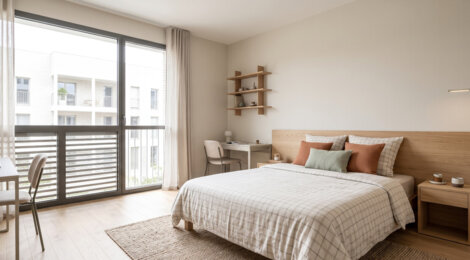 Programme immobilier neuf NOÈME - Bordeaux : logements neufs sécurisés et verdoyants proche des transports (33000) - Référence : 14918