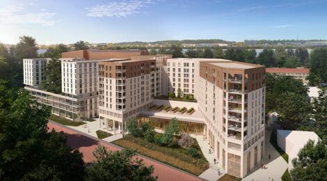 Programme immobilier neuf Résidence Etudiante Campulse - Bordeaux : logements neufs T2–T5 proche des quais de la Garonne (33000) - Référence : 9198