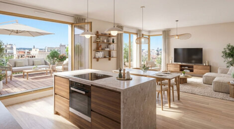 Programme immobilier neuf HORIA - Bordeaux quartier Belcier Saint-Jean dans un cadre résidentiel (33000) - Référence : 17160