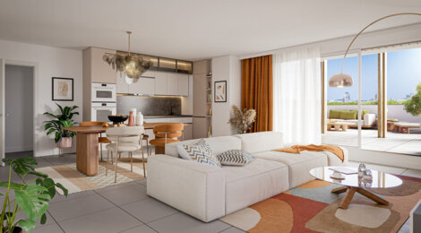 Programme immobilier neuf Bordo Tempo - Bordeaux quartier Deschamps Belvédère en centre ville (33000) - Référence : 16757