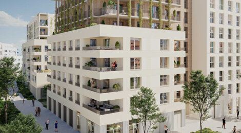 Programme immobilier neuf Bordo Tempo - Bordeaux quartier Deschamps Belvédère en centre ville (33000) - Référence : 16757