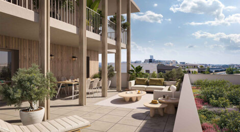 Programme immobilier neuf Bordo Tempo - Bordeaux quartier Deschamps Belvédère en centre ville (33000) - Référence : 16757