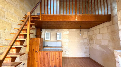 Programme immobilier neuf RUE CAMILLE SAUVAGEAU - Bordeaux quartier Saint-Michel studio réhabilité sur cour (33000) - Référence : 16969