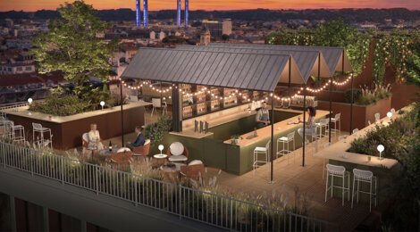 Programme immobilier neuf Cours Saint Louis - Bordeaux résidence locative aux Chartrons avec rooftop et services (33000) - Référence : 17049