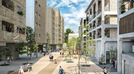 Programme immobilier neuf Brazza Lib - Bordeaux, résidence neuve et cadre résidentiel verdoyant en bord de Garonne (33000) - Référence : 15944