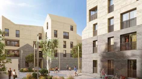Programme immobilier neuf Parvis Orion - Bordeaux : Résidence studio–T5 avec cadre résidentiel et luminosité naturelle proche des commodités (33000) - Référence : 14205