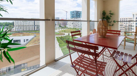 Programme immobilier neuf QUAI NEUF-ADELAIDE - Bordeaux : Résidence studio–T5 avec cadre verdoyant et confort optimisé proche des espaces naturels (33000) - Référence : 14264