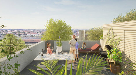 Programme immobilier neuf LES TERRASSES DE VICTORIA - Bordeaux : Résidence T2–T5 avec cadre urbain et confort optimisé proche des transports (33000) - Référence : 6762