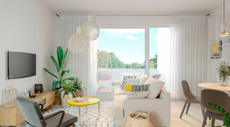 Programme immobilier neuf INOUI - Bordeaux : Résidence T3–T4 avec cadre contemporain et confort optimisé proche des transports (33000) - Référence : 14461
