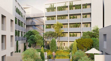 Programme immobilier neuf INOUI - Bordeaux : Résidence T3–T4 avec cadre contemporain et confort optimisé proche des transports (33000) - Référence : 14461