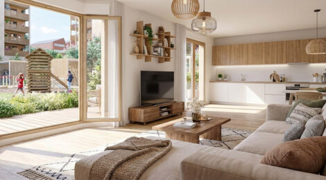 Programme immobilier neuf L'échappée belle - Bordeaux vie urbaine rive droite près des Chartrons (33000) - Référence : 17436