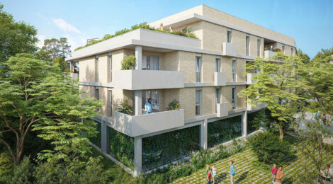 Programme immobilier neuf Les Jardins de Maumey - Bruges à deux pas du tramway et du parc Ausone (33520) - Référence : 14999