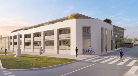 Programme immobilier neuf Terres Blanches - Carbon Blanc cadre résidentiel proche tram A et rocade (33560) - Référence : 17608