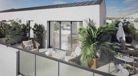 Programme immobilier neuf L'ÉCRIN BLANC - Carbon-Blanc : Résidence T2–T4 avec cadre naturel et confort optimisé proche des commodités (33560) - Référence : 14452