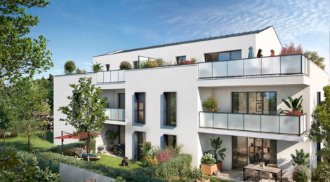 Programme immobilier neuf L'ÉCRIN BLANC - Carbon-Blanc : Résidence T2–T4 avec cadre naturel et confort optimisé proche des commodités (33560) - Référence : 14452